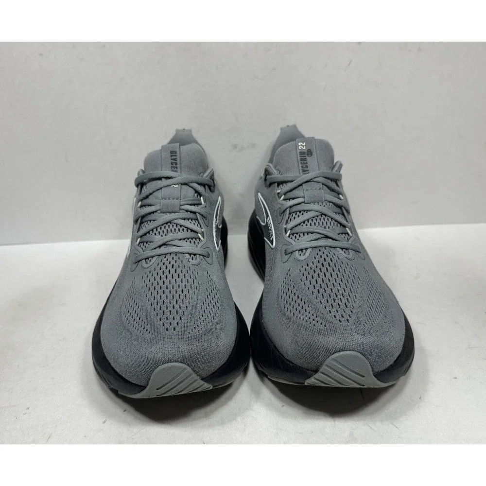 Brooks Glycerin 22 Men's Size 11.5 Grey Black Running Shoes Sneakers 1104451D078